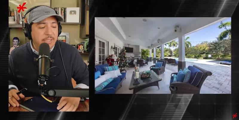 Imágenes de la mansión de Inés Gómez Mont y Víctor Álvarez Puga compartidas en el programa 'Pie de Nota'