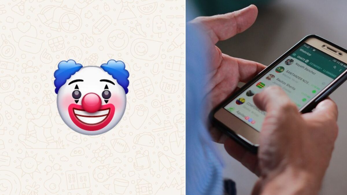 El emoji de payaso es uno de los más populares actualmente en WhatsApp