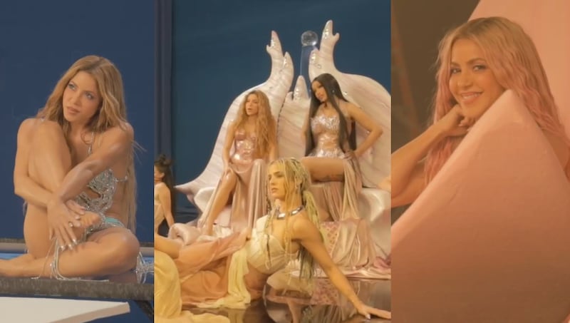 Shakira reveló que uno de los actores de ‘Emily In París’ estará en su video ‘Puntería’ con Cardi B