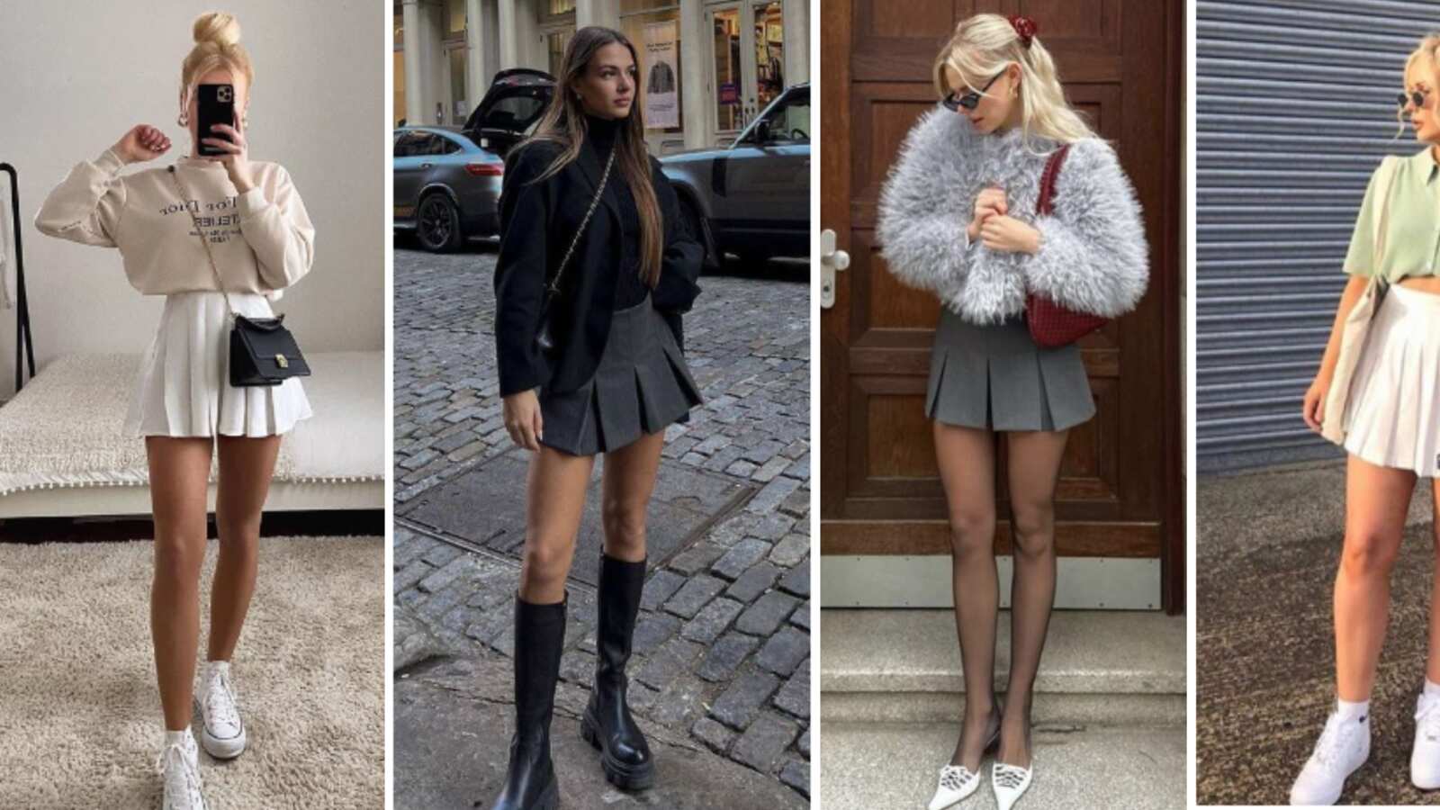 Cómo combinar faldas de tenis