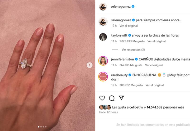 Selena Gómez compromiso