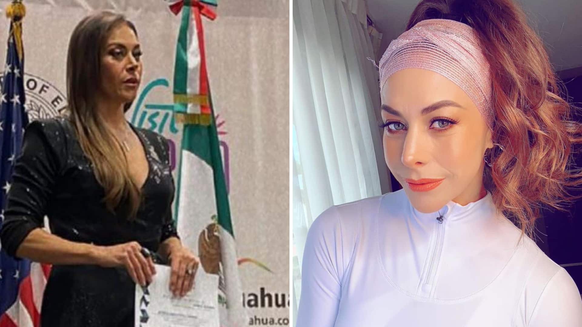 Luce estupenda sin maquillaje a los 46 años