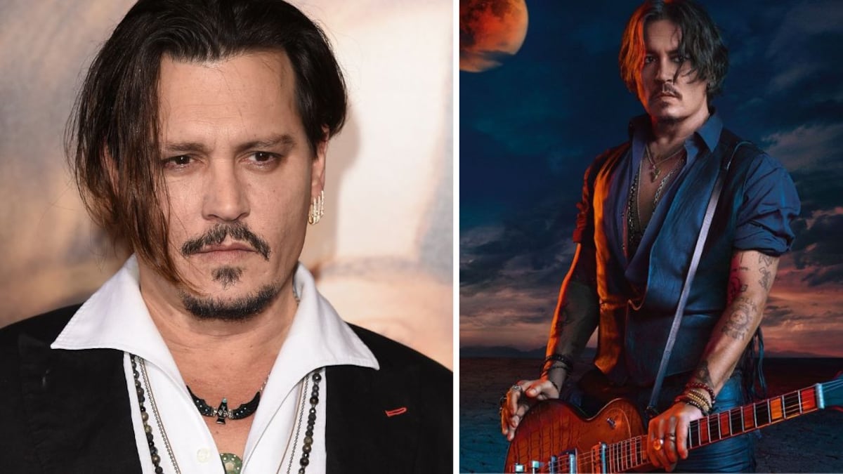 Johhny Depp barba canas