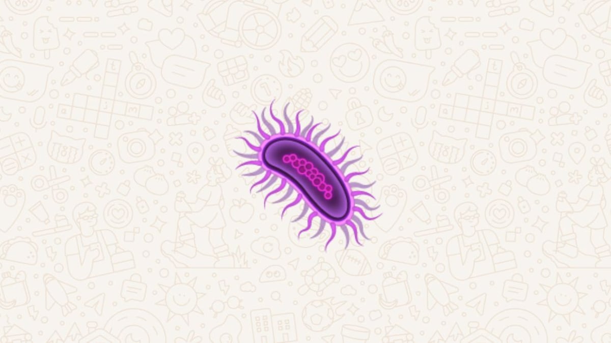 Los usuarios emplean el emoji de microbio para referirse a los virus en WhatsApp