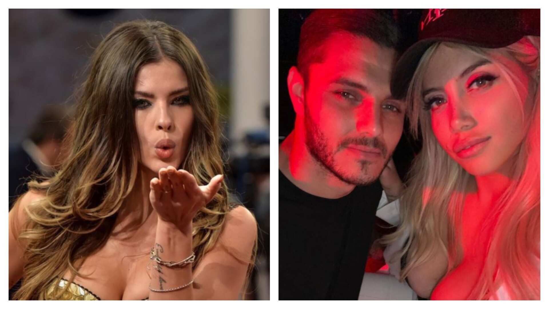 China Suárez, Mauro Icardi y Wanda Nara
