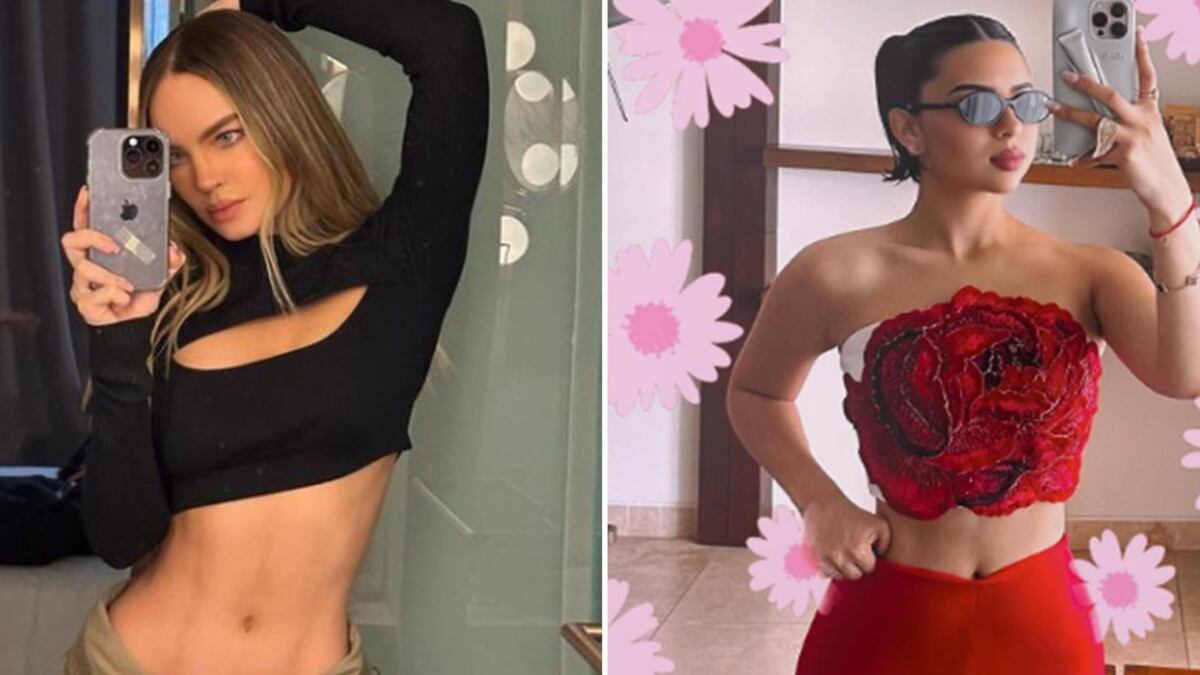 Belinda y Ángela Aguilar sin maquillaje