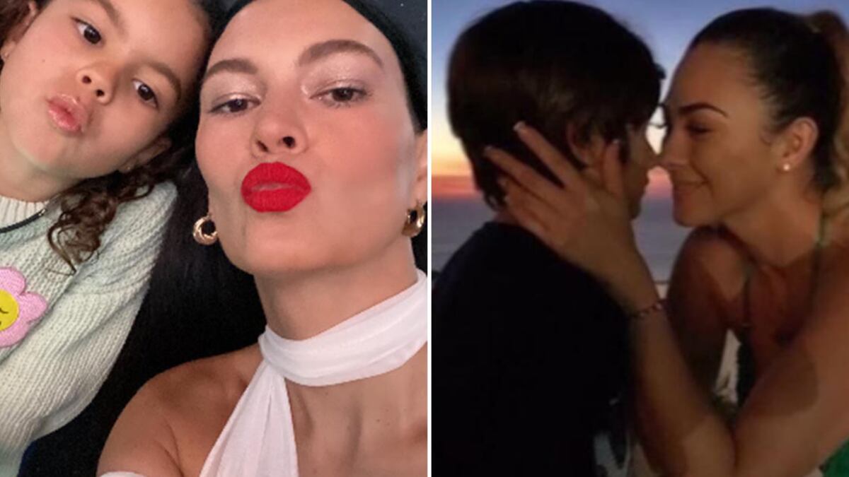 Natália Subtil y Aracely Arámbula hijos