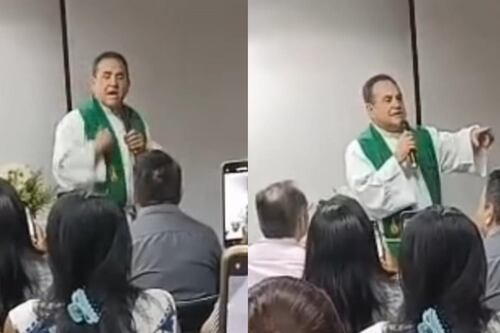 Sacerdote divide opiniones al interpretar canción de Yeison Jiménez en pleno evento