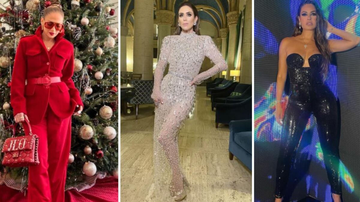 Looks elegantes y modernos de las famosas para deslumbrar en Navidad