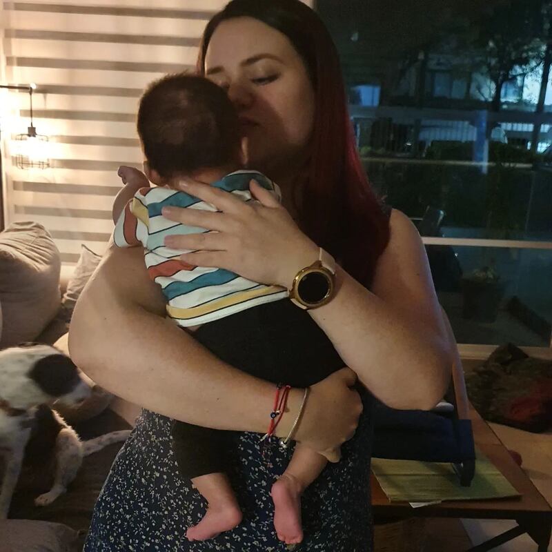 Andrea Lagunés, de "Gotita de amor", nombró como Mariano a su primogénito