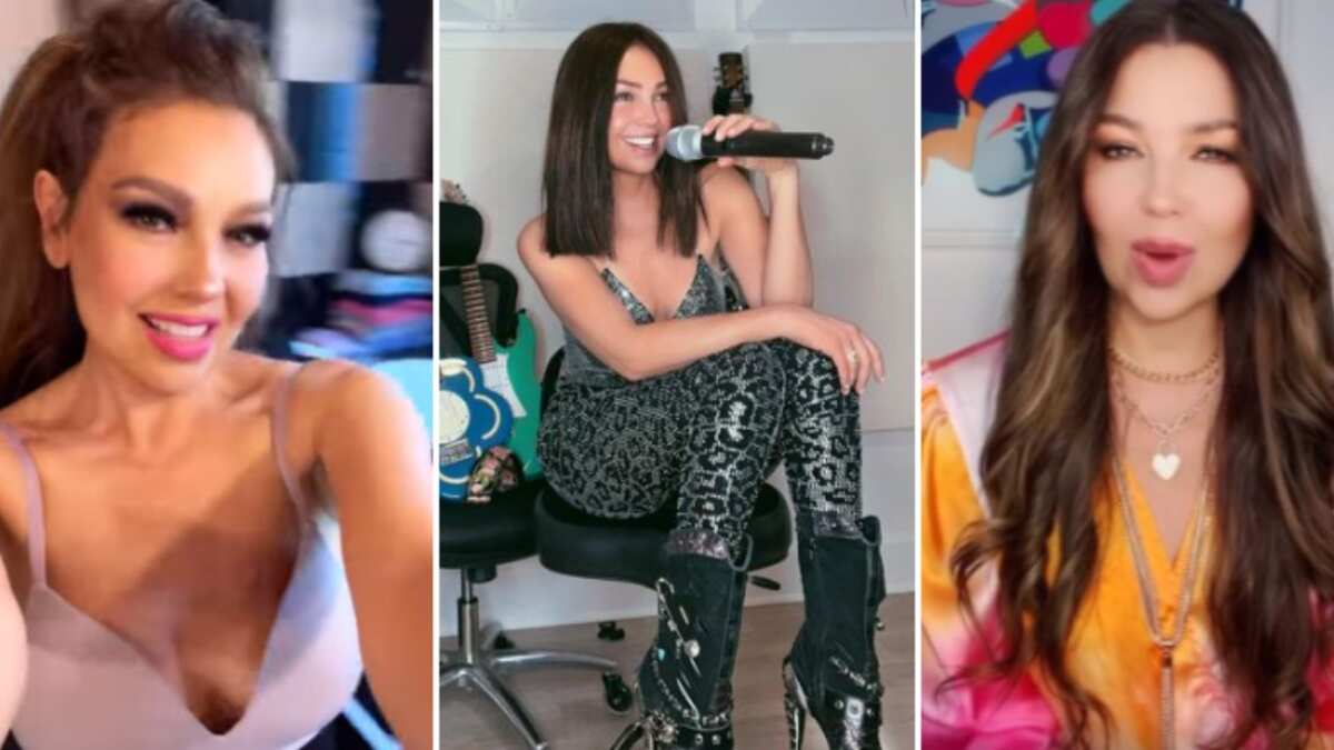 Thalía prueba que no le afectan las críticas