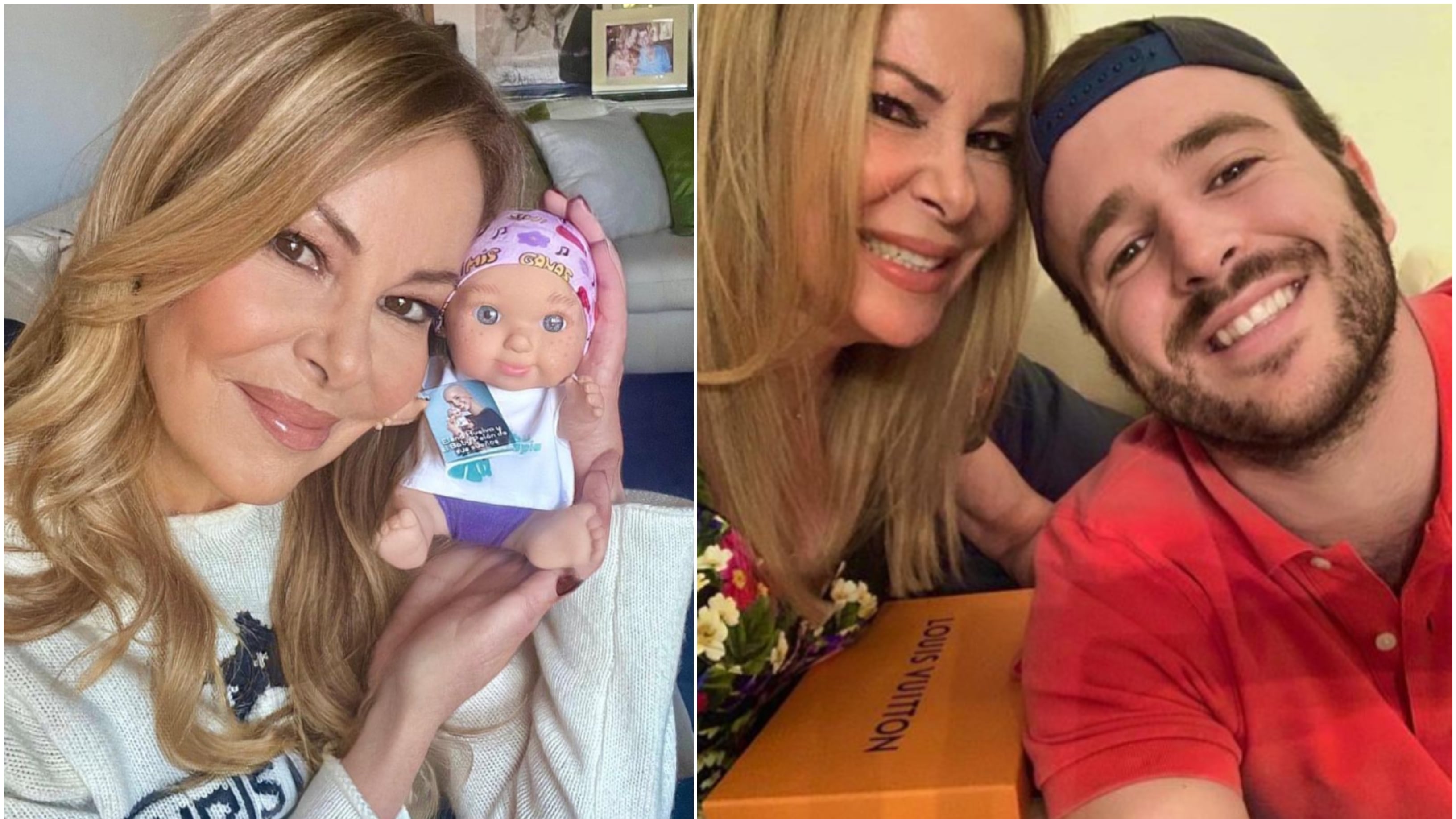 Ana Obregón y su hijo