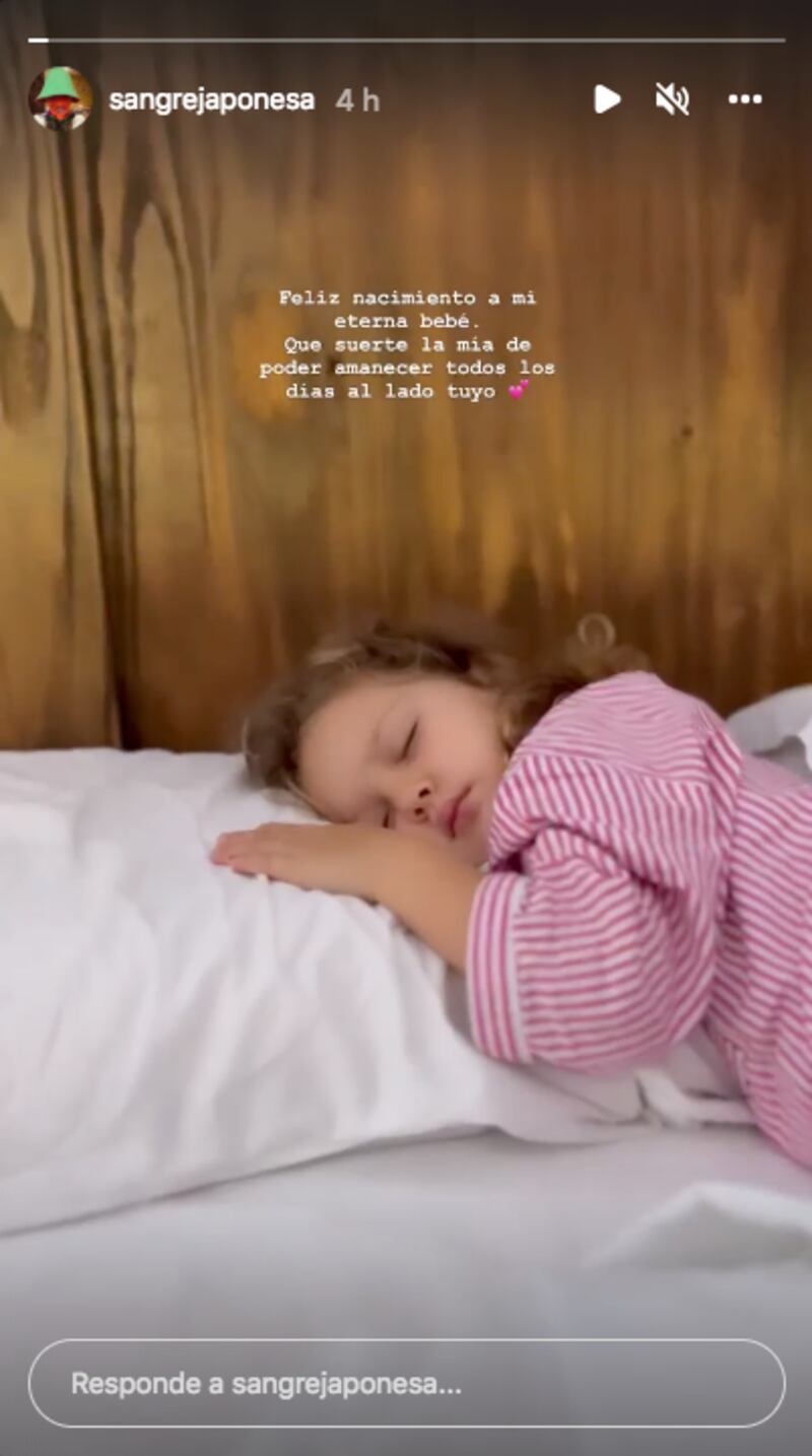 China Suárez le dedicó un saludo de cumpleaños a su hija Magnolia