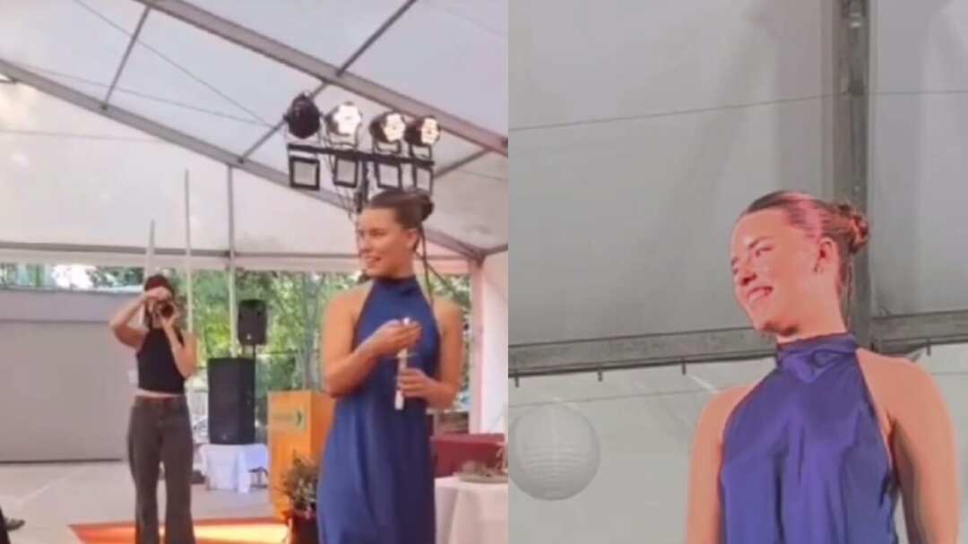 Con un elegante vestido azul la hija de Jorge Zabaleta, Milagros, se graduó de Enseñanza Media, ocasión donde tuvo la oportunidad de mostrar su talento musical y tocar la batería, junto a sus demás compañeros de curso. 
A través de videos que compartió su madre Francisca Allendes en Instagram, se vio a la joven de 19 años durante el importante evento de su vida académica y siendo abrazada por su orgullo padre, quien la felicitó tras graduarse de cuarto medio. 
Las imágenes fueron compartidas por su progenitora, quien bautizó a Milagros como la “Miss Arrayán”, en honor a la Miss Universo 2024 y a la representante chilena Emilia Dides.