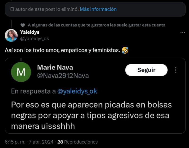 Susana Rojas, novia de Julián Trujillo, expuso la situación y lo denunció a las redes de la Fiscalía de Colombia.
