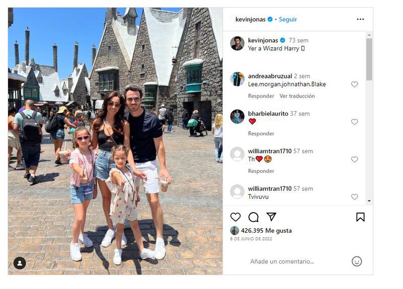 Kevin Jonas es un padre y esposo dedicado a su familia