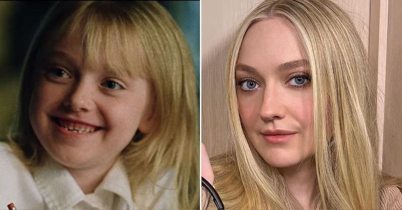 Dakota Fanning en 'Hombre en llamas' y en la actualidad