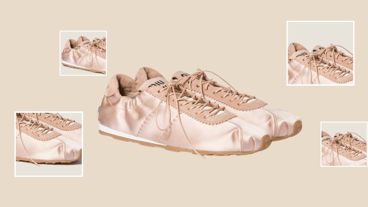 Sneakerinas de satín