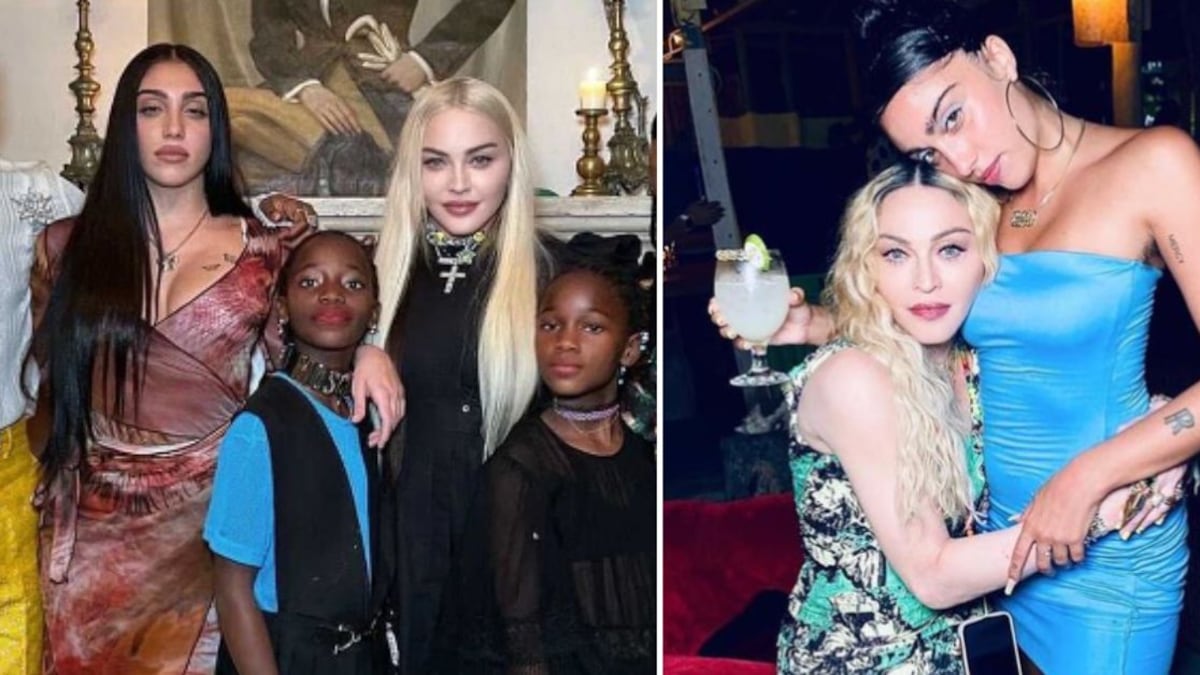 Critican a Madonna y sus hijos por sus looks y las comparan con Morticia y Merlina Addams
