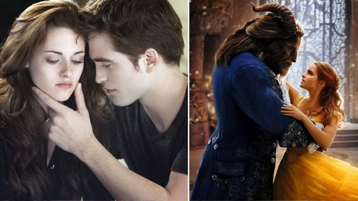 Imágenes de 'Crepúsculo' y 'La bella y la bestia'