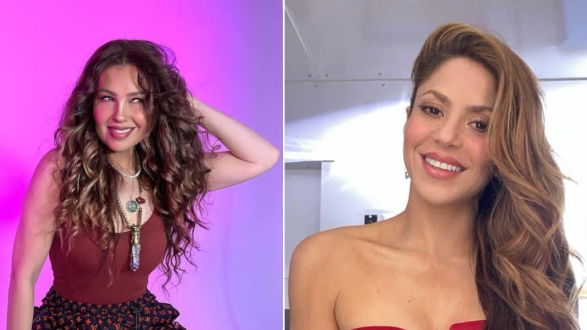 Thalía: fans aseguran que quiere imitar a Shakira