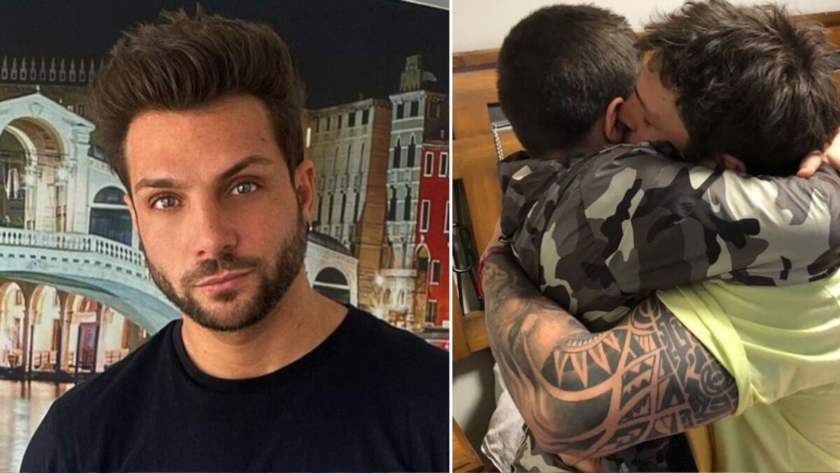 Nicola Porcella tiene un único hijo que es su motor de vida