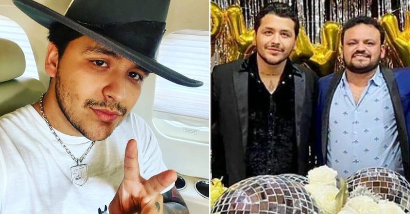 El padre de Christian Nodal se llenó de críticas por esta fotografía.