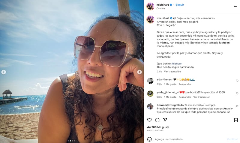 Michelle Rodríguez en Cancún