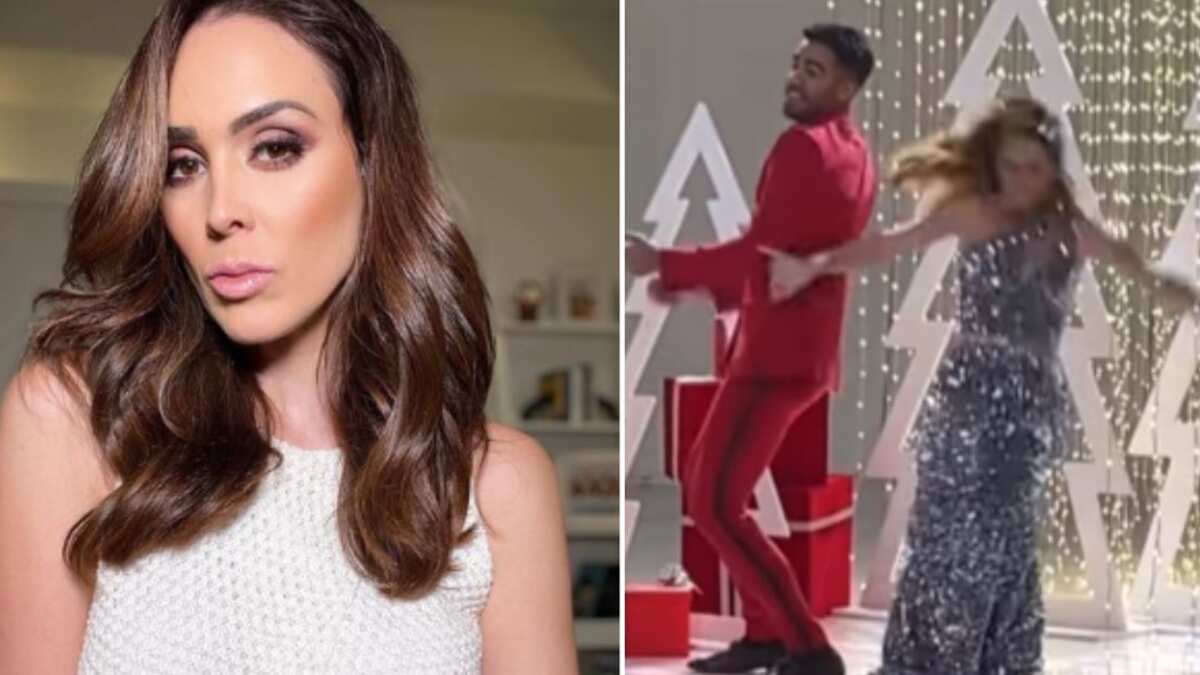 Jacky Bracamontes se cae en plena grabación y recibe burlas y críticas