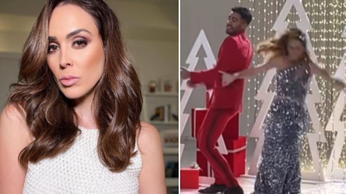 Jacky Bracamontes se cae en plena grabación y recibe burlas y críticas