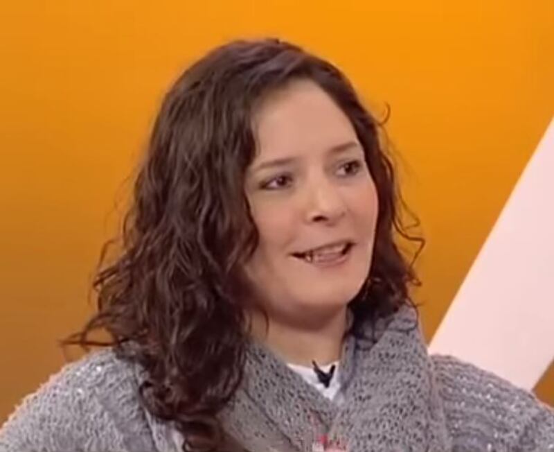 Silvia Eugenia Derbez promocionando un taller en 2013