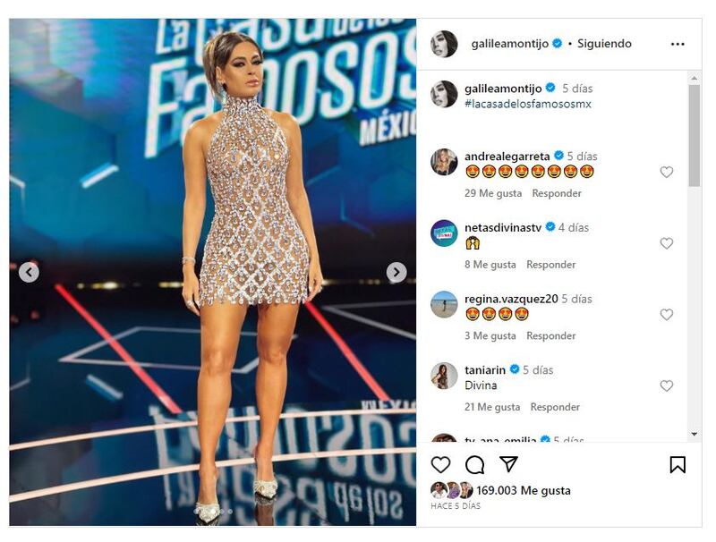 Galiela Montijo ha fascinado con su estilo en 'La casa de los famosos México'