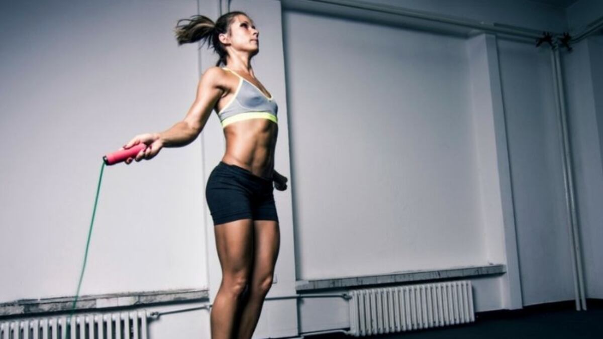 Rutina para saltar la cuerda