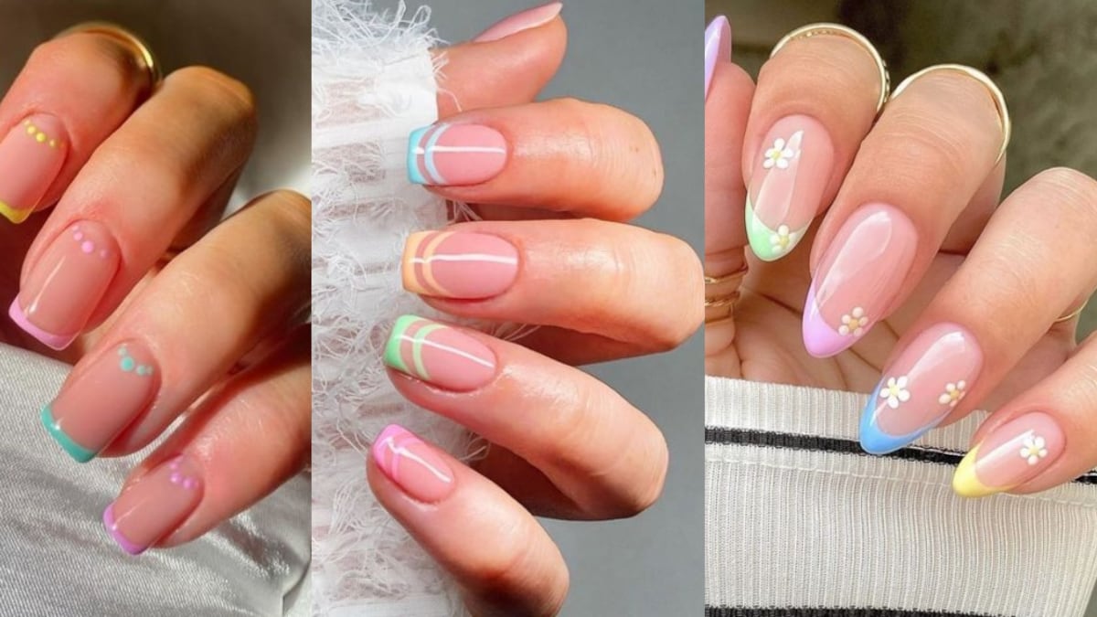 Uñas francesas a la moda para esta primavera