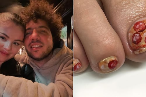No solo pies sucios: 5 diseños de pedicura de Benny Blanco más excéntricos, desde pizzas hasta ampollas