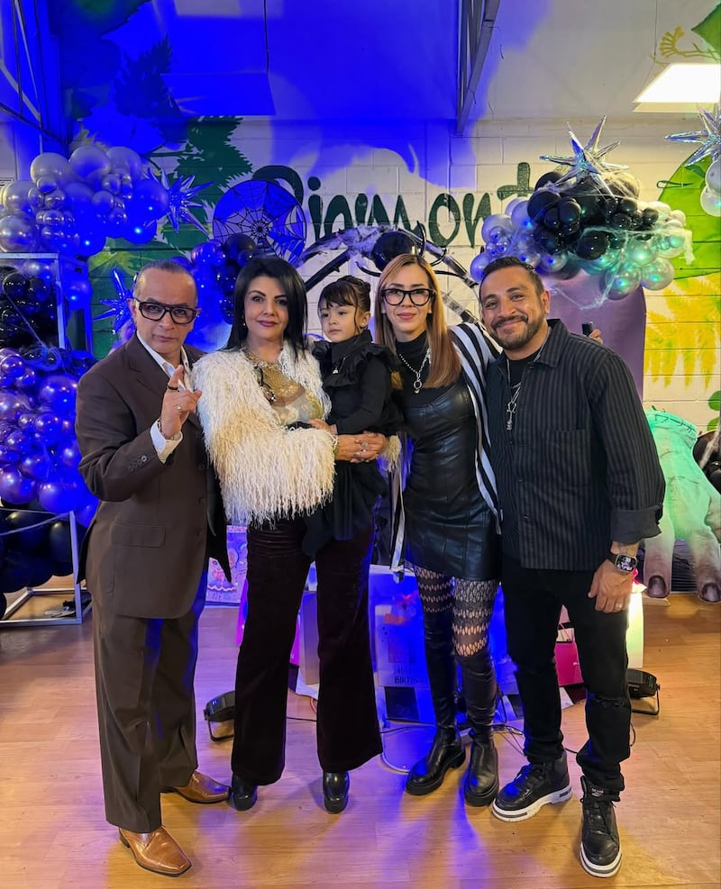 Así celebró el 4º cumpleaños Luis Fernando Peña de su hija Aitana