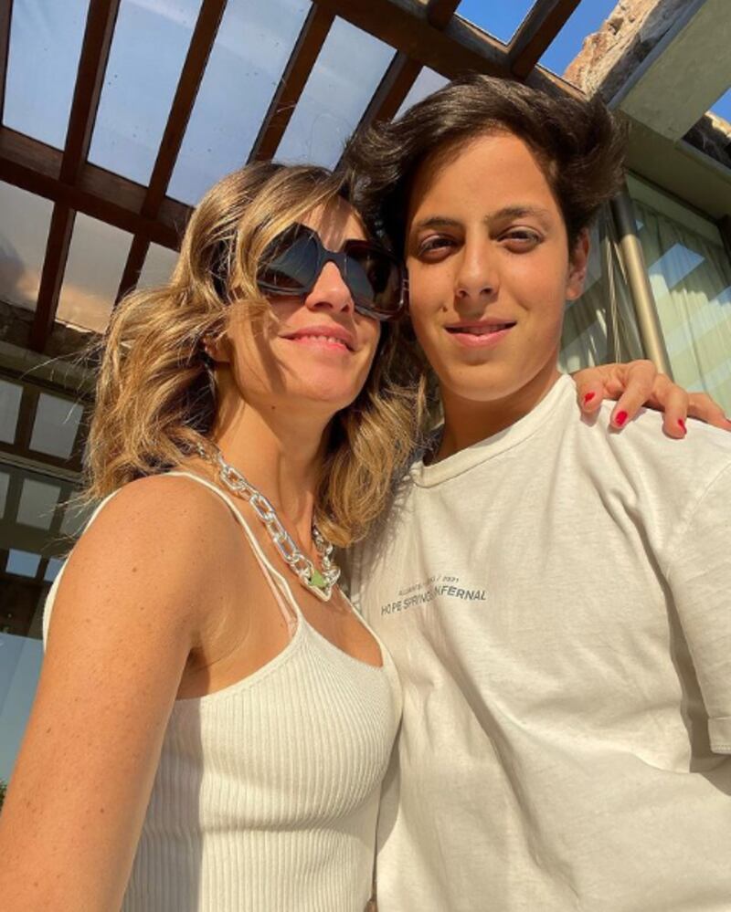 Diana Bolocco y su sobrino Máximo Menem