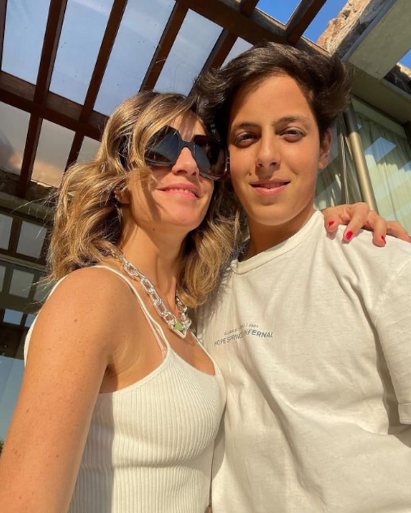 Diana Bolocco y su sobrino Máximo Menem
