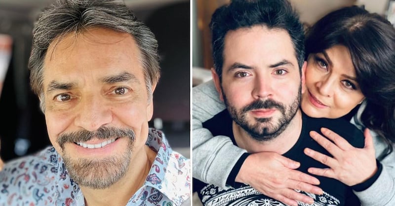 Victoria Ruffo y Eugenio Derbez nieta