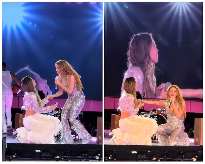 Belinda se "rinde" ante Shakira
