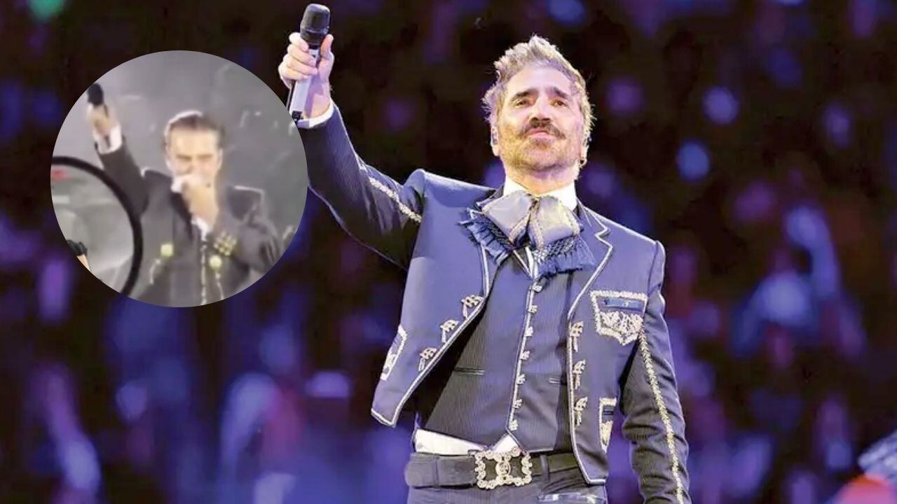 Diversos periodistas de espectáculos publicaron un video del cantante a punto de vomitar en el escenario.