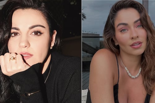 La reacción de Maite Perroni tras ser cuestionada sobre el embarazo de Claudia Martín