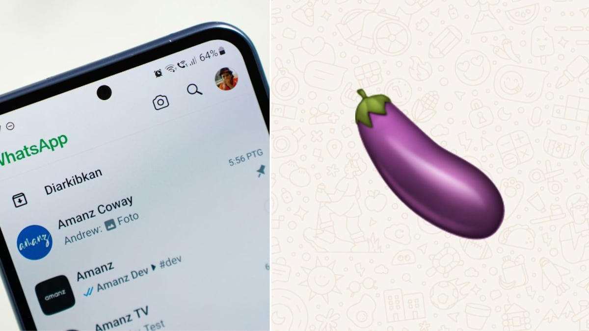 La berenjena es uno de los 'emojis' que más confusión que genera entre usuarios de WhatsApp
