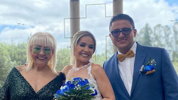 'Gorda Fabiola' en el matrimonio de su hija Alejandra