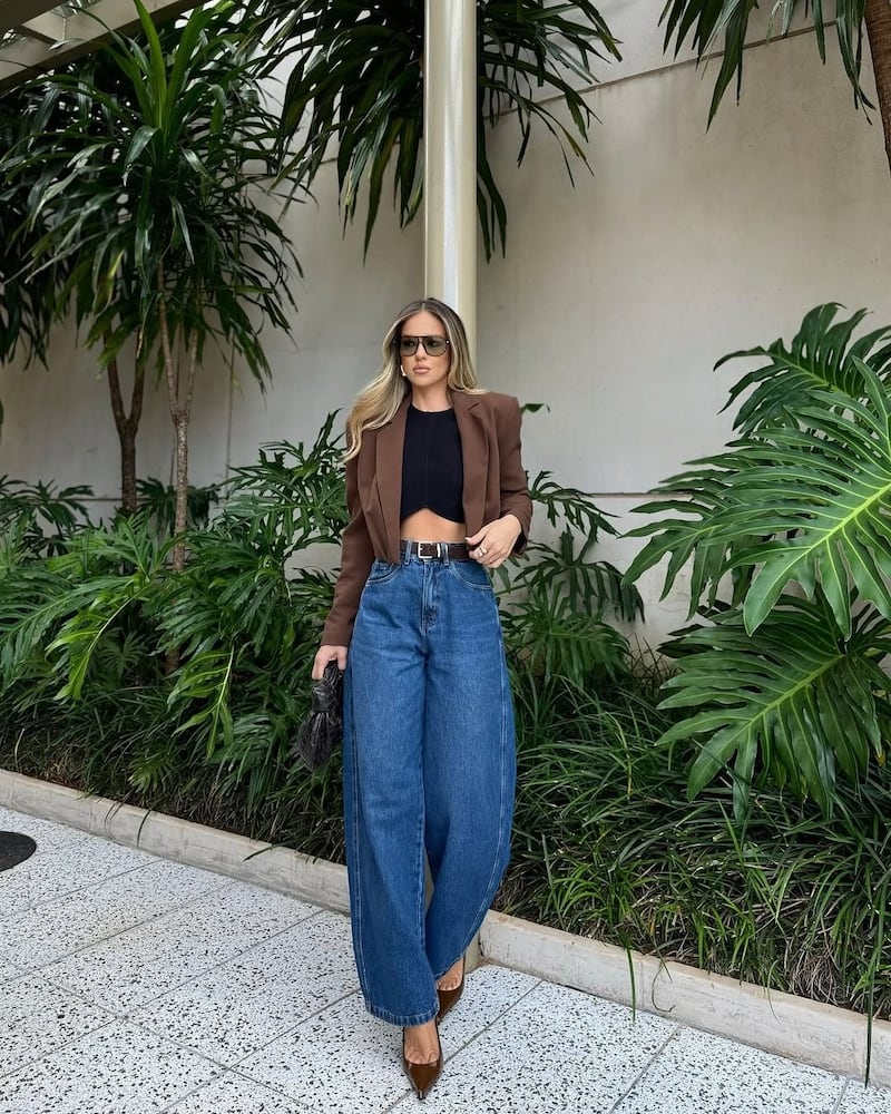 Jeans barrel en tendencia