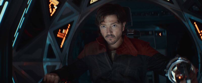 Andor (Diego Luna) in Lucasfilm's ANDOR Season 2, exclusively on Disney+. ©2025 Lucasfilm Ltd. & TM. All Rights Reserved.
