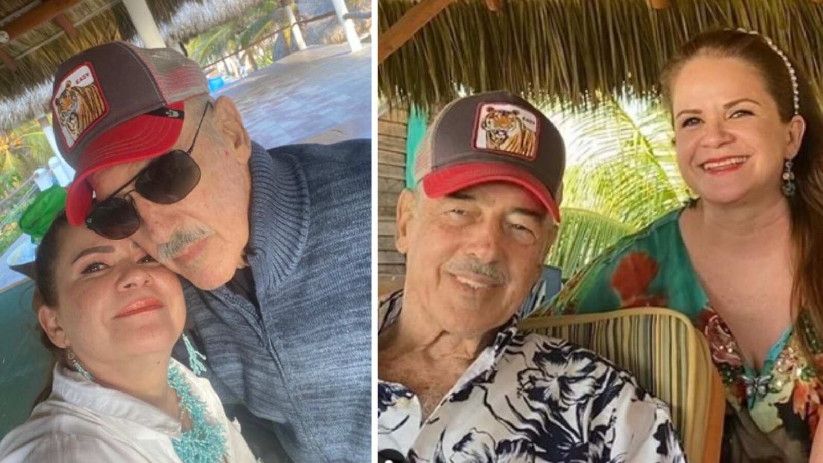 Andrés García y su esposa Margarita