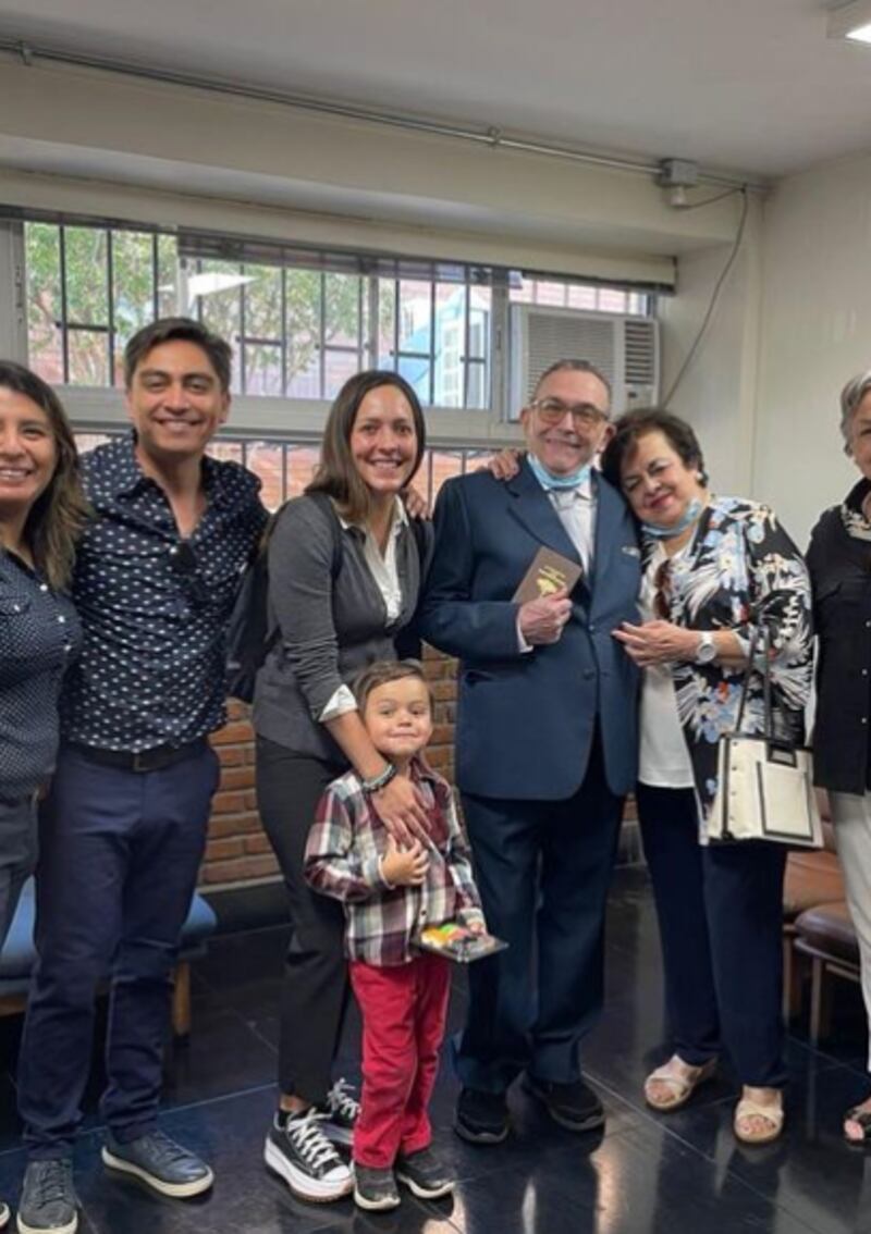 Padre de Maly Jorquiera se casó a los 82 años de edad