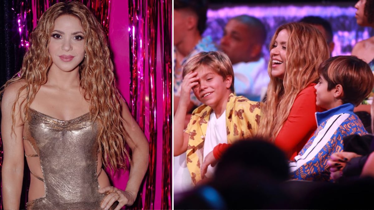 Milan y Sasha, los hijos de Shakira, son los fanáticos número uno de la cantante