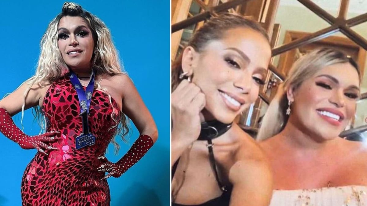 Wendy Guevara presumió que ya se ‘codea’ con grandes estrellas y fue la protagonista de la noche junto a Anitta y Kevin Álvarez.